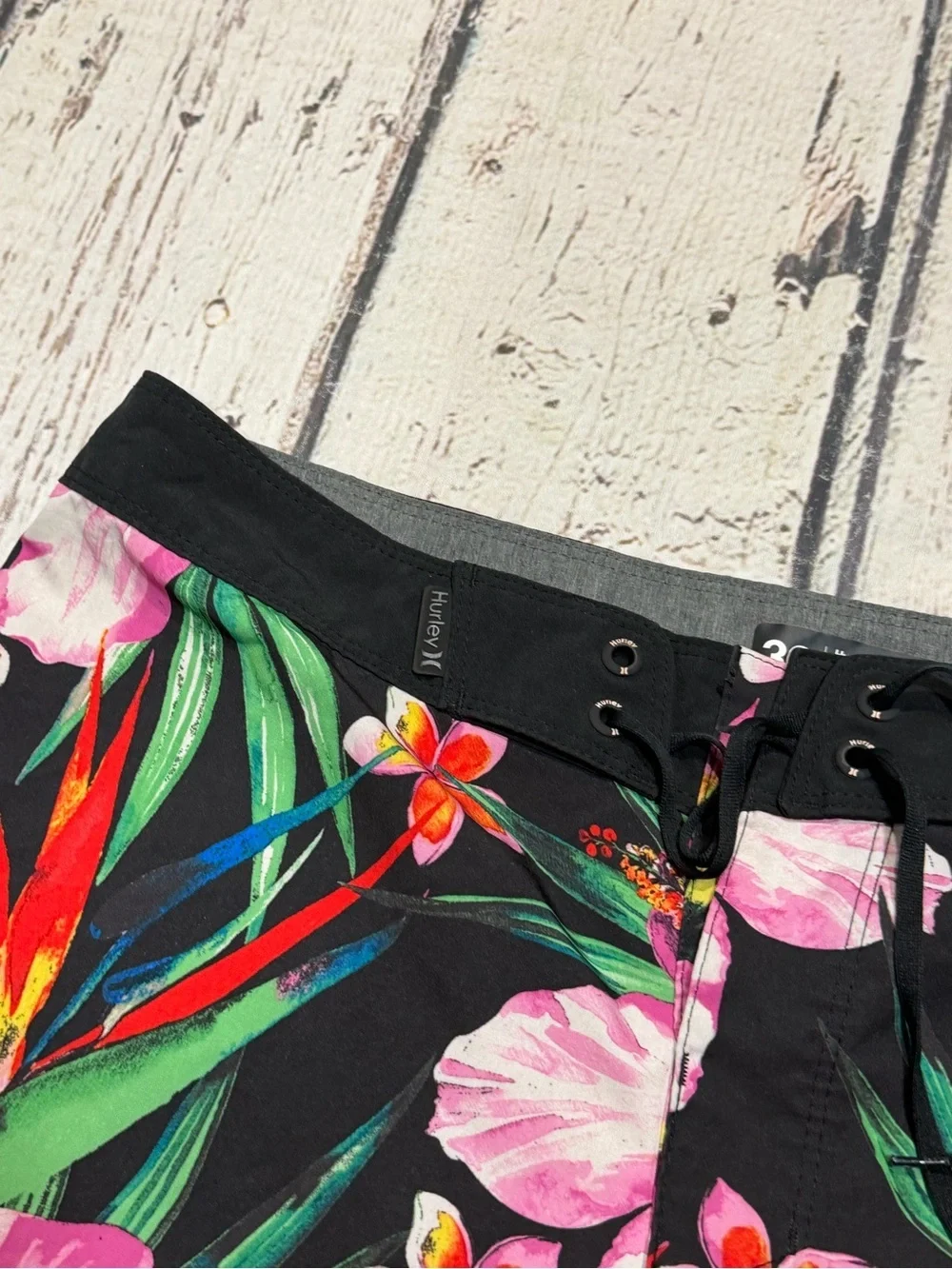 Hurley Tropical Plants Board Shorts Swim Trunks Swimsuit Surfing Men's